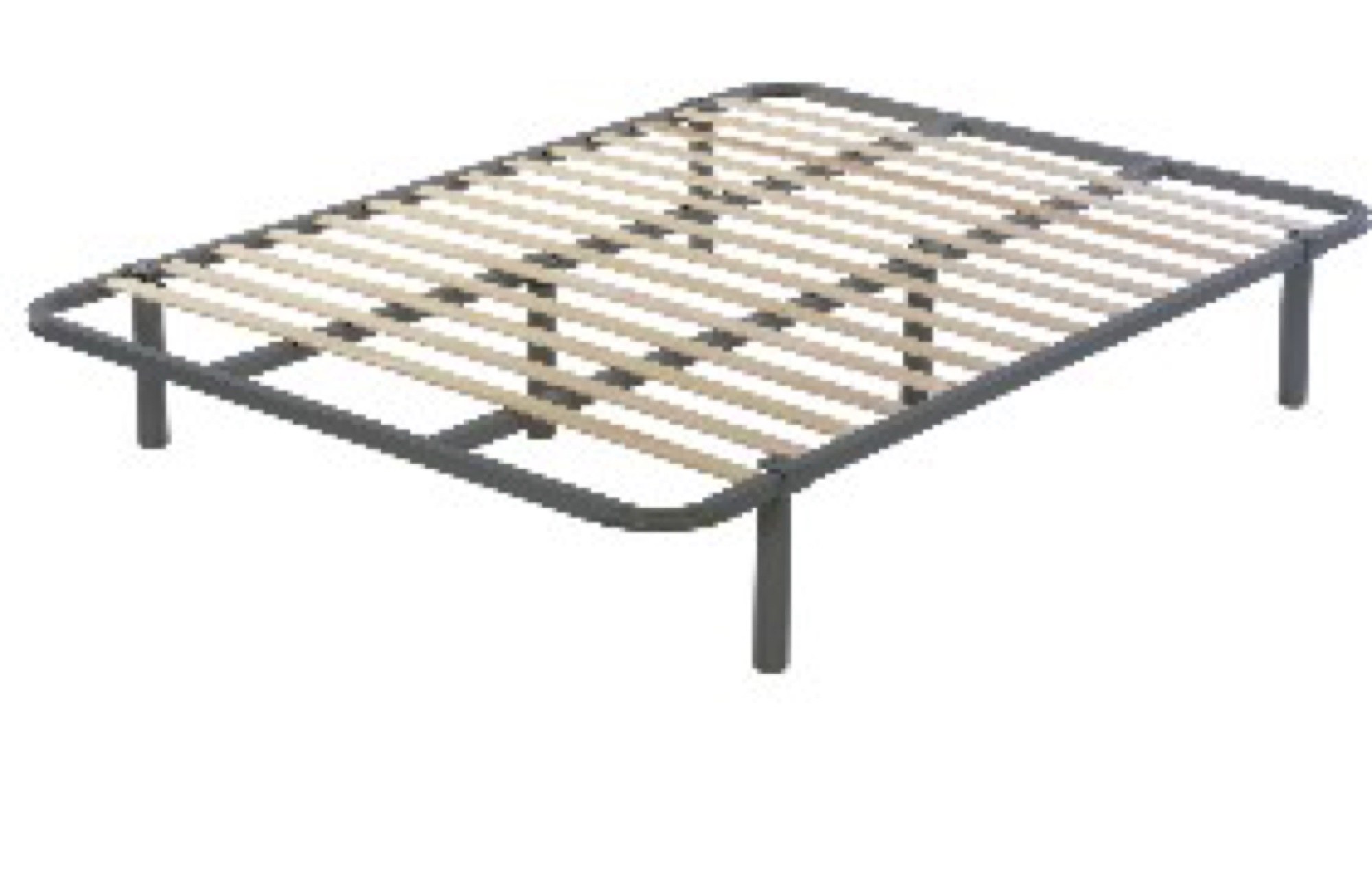 Estrado fixo metálico para cama