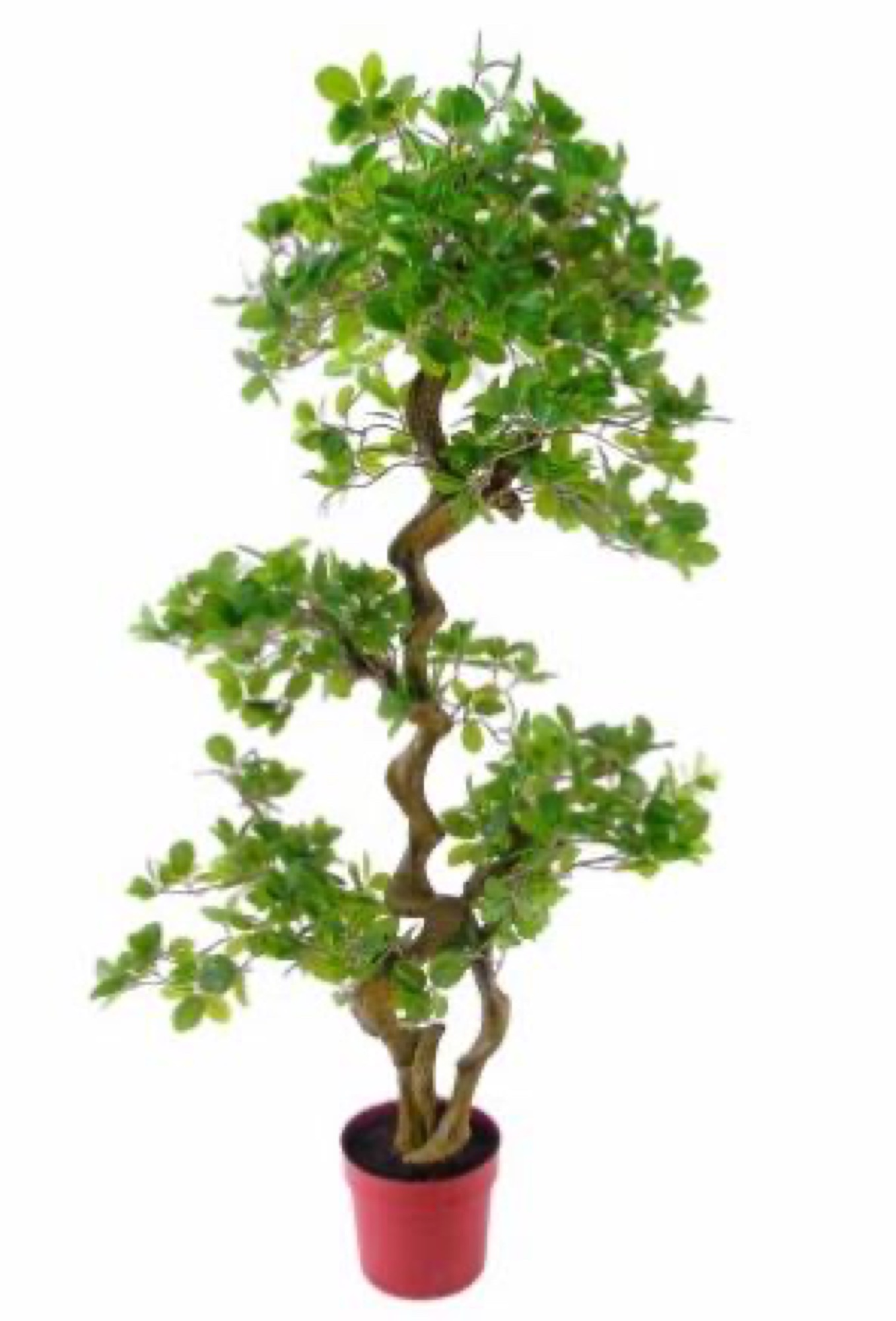 Planta artificial decorativa em vaso